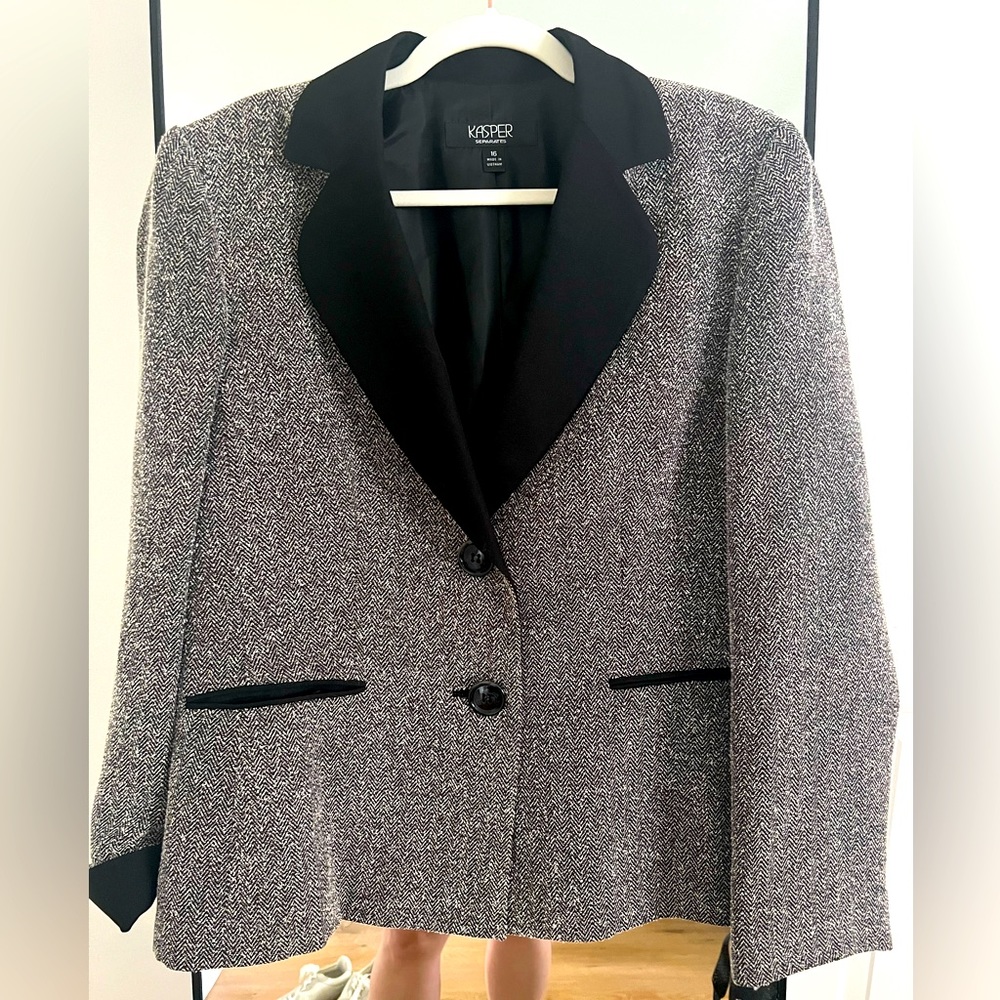 Kasper Houndstooth Blazer